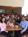 Lunch gathering to celebrate staff promotion